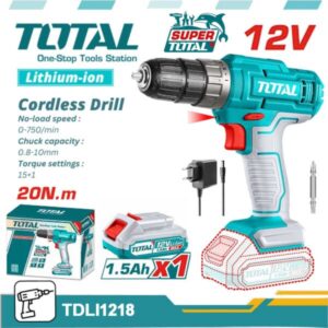 Cordless Drill  12v TOTAL-TDLI1218
