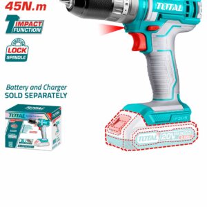 Cordless Li-ion Impact Drill TOTAL-TIDLI201455
