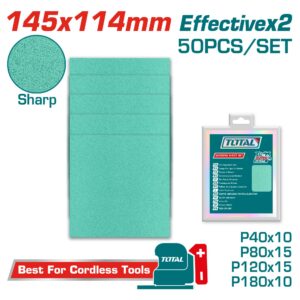 Sanding Sheet Set 50pcs TOTAL -TAC145115