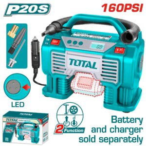 Cordless Auto Air Compressor TOTAL [ TACLI2002 ]