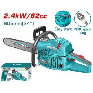 GASOLINE CHAIN SAW 62cc 24ins TOTAL (TG5602411)