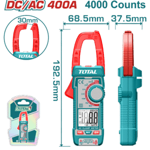 Digital DC/AC Clamp Meter 400A TOTAL - (TMT762002)