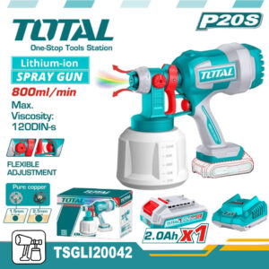 Cordless Spray Gun 20v TOTAL - TSGLI20042