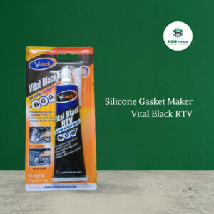 V-Tech Vital Black RTV Silicone Gasket Maker for high temperature engine repair