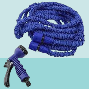 150FT Retractable Expandable Flexible Magic Hose Pipe For Water Watering Garden Hose With Valve+ Spray