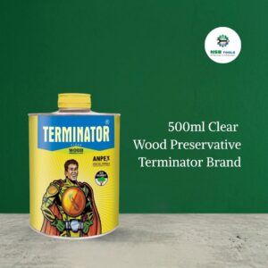 Terminator Wood Preservative 500ml Price in BD - Clear Anti Termite Chemical Container by NSB Tools