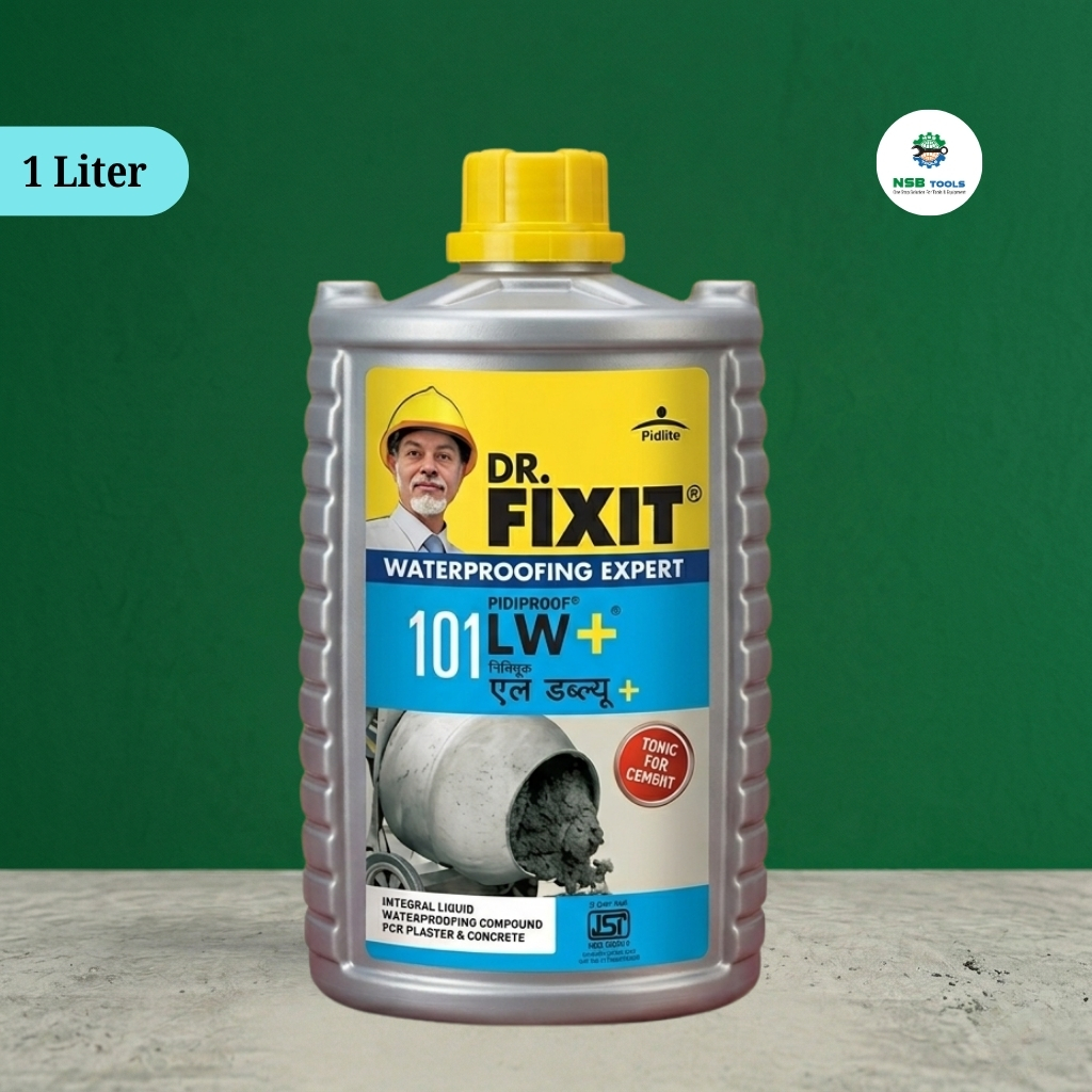 Dr. Fixit Pidiproof LW+ 1L Waterproofing Solution bottle from NSB Tools