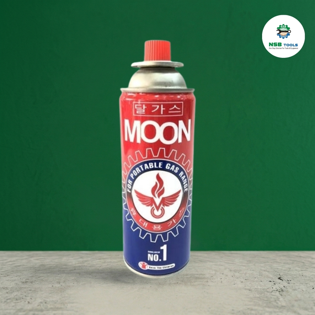 as Moon Price in BD - Portable Butane Fuel Can 220g with 6 Step Ladder Usability for Warehouse Stock by NSB Tools