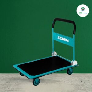 Total 150kg Hand Truck Price in BD - Foldable Platform Trolley THTHP11502 with 6 Step Ladder Usability for Warehouse Stock by NSB Tools