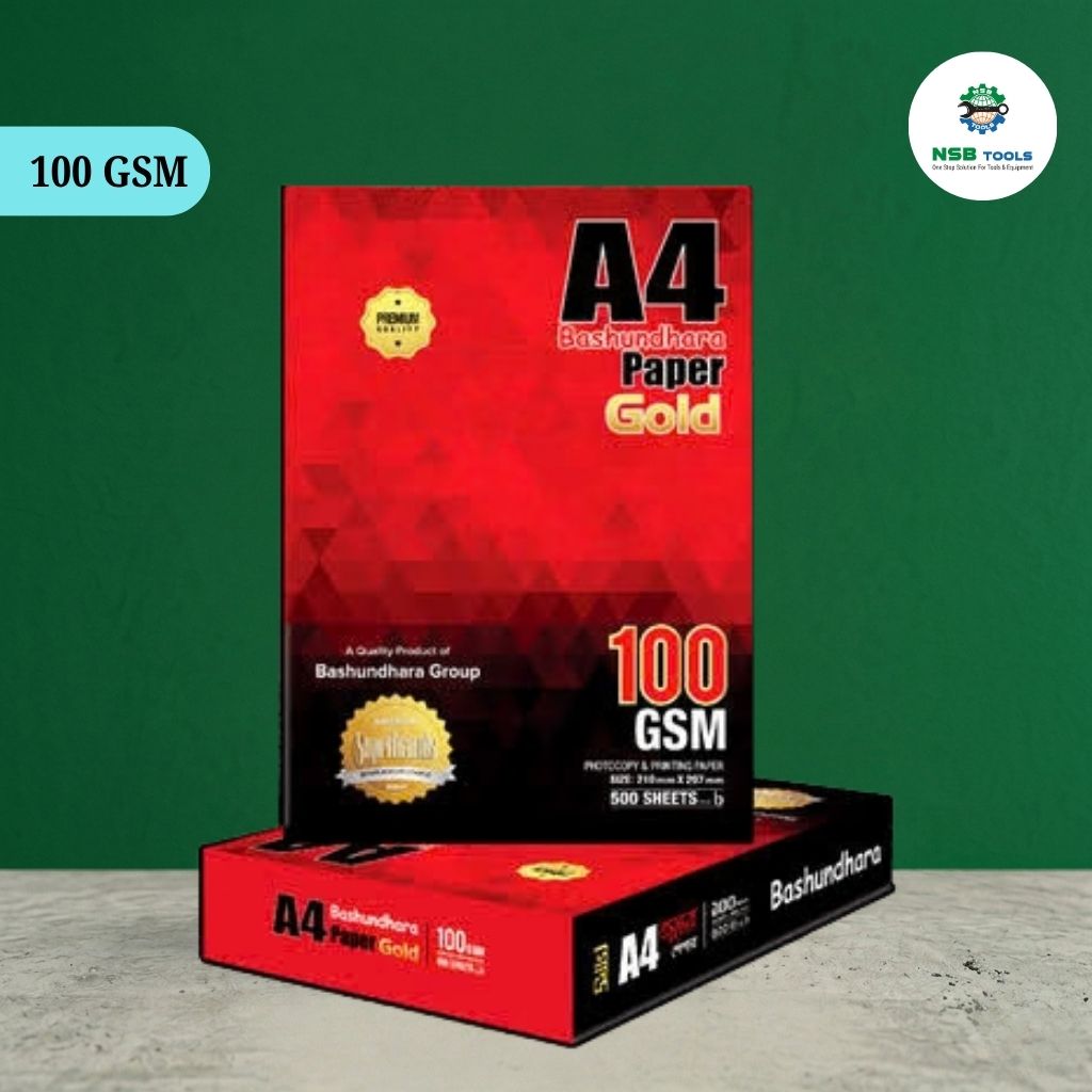 Bashundhara A4 Paper Gold – 100 GSM