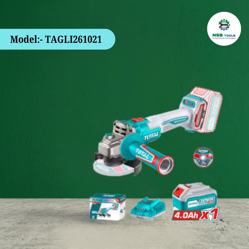 Cordless Angle Grinder 900w TAGLI261021 Total Brand