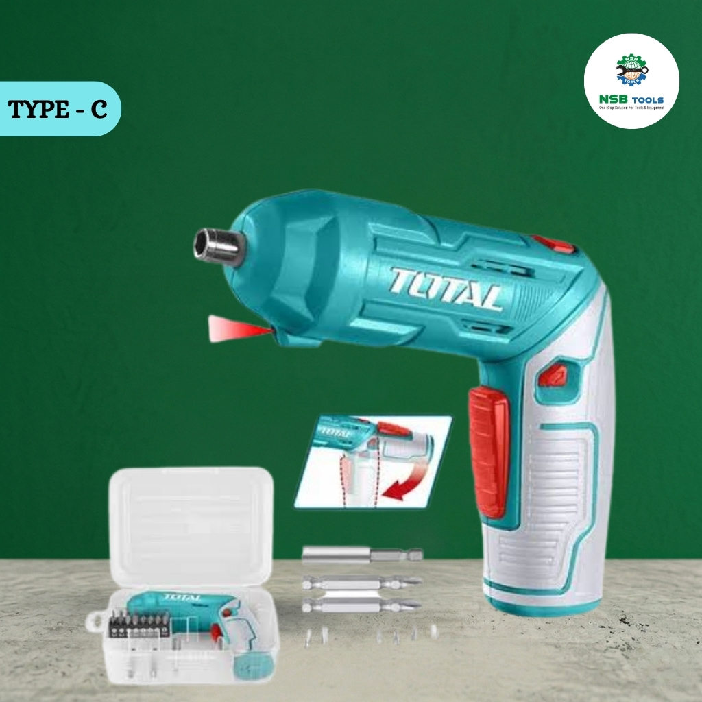 Lithium-Ion Cordless Screwdriver TSDLI0442 Total Brand